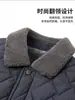 Casacos e jaquetas de inverno no atacado para homens de meia-idade e idosos, jaquetas acolchoadas de algodão com forro de fleece, roupas quentes de inverno para pais