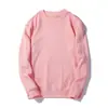 Novas Blusas de Moletom Masculinas e Femininas para Outono e Inverno, Tops Femininos, Jaquetas Masculinas de Gola Redonda Lisas, Mangas Longas, Marcas Modernas Lisas para Atacado