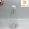 Botella de Gel Antibacterial de 350ml Botella Dosificadora Tipo Push Botella con Bomba de Rosca Botella de Plástico para Champú Acondicionador Loción Corporal Pet