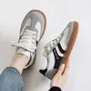 Zapatos Forrest Gump de Aspecto Universal 2024 Otoño Nuevos Zapatos para Caminar Punta Redonda Universal Zapatos Deportivos de Moda para Entrenamiento Moral Zapatos de Mujer