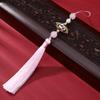Estilo nacional panda abanico borla nueva marea nacional pico estilo nacional seda de hielo borla colgante diy hanfu borla colgante outlet de fábrica