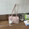 Yuezi 2026 Verão Nova Bolsa Bowling de Bolinhas, Bolsa de Mão Estilosa e Moderna, Bolsa de Ombro, Bolsa de Ombro para o Dia a Dia