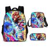 Ventas Calientes Transfronterizas Venta al Por Mayor Periférico de Anime Dragon Ball Super Saiyan Mochila Mochila Escolar para Estudiantes Mochila de Poliéster