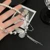 Colar de Pérolas Irregulares Borboleta Colar Feminino Gargantilha Luxo Leve Nicho Corrente de Clavícula de Alta Qualidade Acessórios Novo Estilo 2025