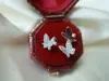 Anillo de Mariposa de Nuevo Estilo Juguetón Incrustado con Circonita Moda Femenina Street Photoclap Tendencia Lujo Ligero Versátil Joyería de Alta Gama
