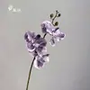 3 Orquídeas Phalaenopsis Artificiales con Textura Realista para Decoración del Hogar, Accesorios para Fotos, Ramilletes de Mesa para Bodas y Arreglo de Escenas
