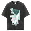 Camiseta Cyberpunk Edgerunners Anime Cómoda Ropa Urbana Harajuku