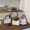 Bolsa Pequena de Bolinhas com Laço para Mulheres 2026 Nova Tendência Moda Bolsa de Mão Bolsa Dumpling Popular de Verão Bolsa de Ombro Transversal