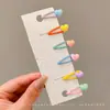 Pinza lateral fresca y dulce en forma de estrella, pinza para el cabello de alta gama estilo dopamina, accesorio para el cabello de pinza para flequillo exquisito y simple