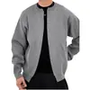 Cárdigan de punto para hombre, nueva colección otoño/invierno 2026, suéter de alta gama con cuello de béisbol
