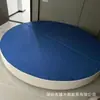 Cama redonda multifuncional de moda, moderna y elegante, con tapicería capitoné, cama de cuero, cama redonda doble grande para dormitorio principal en villa
