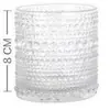 Copo de Vidro Transparente para Vela Copo Vazio Redondo Romântico Suporte de Vela para Aromaterapia Copo Decoração Criativa para Casa