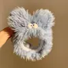 Diadema divertida divertida de ojitos, diadema para lavar la cara de perro con orejas largas lindas, máscara de corazón de niña, diadema de pelo peludo