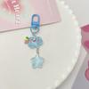 Original Gelo transparente fino brilhante estrela chaveiro ins cartoon menina coração estudante mochila enfeites namoradas presente