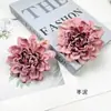 Pintura al óleo de borde tostado simulado, Cabeza de Nenúfar, Tocado de Guirnalda Retro, Accesorios de Material para Pasador de Pelo, Arreglo Floral de Pared de Flores para Boda