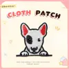 Patches de bordado de animais DIY de comércio exterior, emblemas bordados fofos de gato e cachorro para decorar roupas, bolsas e babadores
