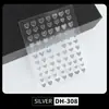 Pegatinas para Uñas de Corazón Personalizables, Lote Mixto de Varios Estilos, Corazón de Color Sólido Simple Versátil Plano, Pegatinas para Uñas DIY Estilo Dh