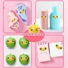 Pegatinas de Antifaz de Ojos de Emoji de Dragón de Leche de Dibujos Animados Lindos, Pegatinas de Ojos Abstractas Divertidas Populares, Pegatinas Decorativas