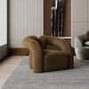 Sofá individual de lujo nórdico ligero para sala de estar, sofá perezoso, sillón de ocio, sillón de tigre de lana de cordero de celebridad de Internet