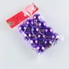 Bola de Natal brilhante de 3cm transfronteiriça Amazon decorações de árvore de Natal bola de Natal elétrica ferry 12 Pacotes atacado no local