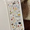 Adesivos 3D para Nail Art Decoração de Coração Rosa Fofo Letra de Leite Nail Art DIY Pintura Adesivos de Estilo Fresco