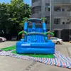Combo de Piscina con Tobogán Inflable para Niños Piscina de Jardín