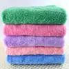 Fábrica de Toallas al por mayor toalla de coral grueso absorbente secado rápido para lavar la cara suave champú Baño toalla de mano