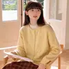Cárdigan Bordado Floral 100% Lana para Mujer, Nuevo Diseño de Moda Otoño/Invierno 2026 Suéter de Punto Abrigo Top