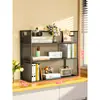 Estante de Mesa Estante de Livros Prateleira de Armazenamento para Desktop Mesa de Escritório Armazenamento Mesa de Dormitório Prateleira Pequena de Múltiplas Camadas Estação Armário em Camadas