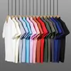 Camisas Polo 100% Algodão Personalizadas com Impressão de Logo e Bordado, Uniformes de Trabalho para Grupos Corporativos, Camisetas Culturais Publicitárias, Camisetas Brancas de Manga Curta