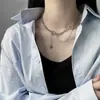 Collar de Estrella para Mujer Ins Hip-Hop Accesorios de Moda Diseño de Nicho Cadena para Clavícula 2022 Nuevo Estilo Minimalista de Moda