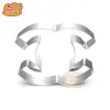 Molde para Hornear de Acero Inoxidable Traje de Niña Molde para Galletas Combinación de Disfraces Molde para Galletas de Azúcar