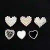Botones de Gota de Diamante Perla de Amor de Aleación Cosidos a Mano Accesorios de Ropa DIY Botones Chanel para Suéter Camisa