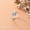 Anel de Prata S925 Nalan Feminino Prata Tailandesa Elemento de Inseto Retrô Anel de Abelhinha J7579