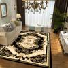Tapete de Sala de Estar Estilo Europeu, Capacho de Entrada, Tapete Antiderrapante para Quarto, Tapete para Hall de Entrada, Tapete ao Lado da Cama, Lavável à Máquina, Veludo Cristal, Artigos de Decoração para Casa