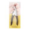 Tijeras para uñas planas en forma de U, tijeras de manicura, tijeras para uñas postizas de una sola palabra, alicates especiales para salón de uñas, herramientas de manicura con terapia de luz.