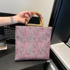 Bolsa de tela de jacquard geométrico estilo étnico, gran capacidad, novedad Verano 2026, bolso de mano tipo tote, bolso de mano para mujer