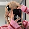 Pinza para el pelo de terciopelo perla francesa Lazo Dulce Nuevo estilo Otoño e Invierno Pinza de pico de pato para mujer Pinza para flequillo todo partido para niños