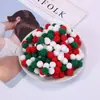 Accesorios para decoración de Navidad con pompones DIY, pompones coloridos de polipropileno que no sueltan pelusa, 1-4 cm, accesorios para diadema de niños