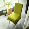 Funda de silla de felpa, adecuada para todas las estaciones, funda elástica para taburete, diseño moderno y simple con respaldo integrado, funda de silla para el hogar de color liso