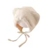 Gorro de Bebé Invierno Lana Lindo Estilo Coreano Súper Lindo Infantil Tejido Orejera Gorro Engrosado Cálido Cortavientos