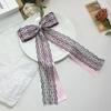 Horquilla de lazo de encaje para mujer, estilo japonés, oscuro, dulce, genial, punk, gótico, accesorios para el cabello personalizados, tocado