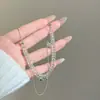 Nuevo Diseño Versátil Collar de Nicho con Cuentas de Mariposa, Hermoso, Exquisito, Único y de Alta Gama Collar Apilado con Borlas