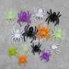 2-3,5cm Aranha Artificial Colorida Pequena Halloween Colorida Mista Plástico Mini Aranha Acessórios Decorativos Transfronteiriço
