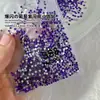 Roxo Uva Base Plana Diamante Manicure Diamante Novo Roxo Base Plana Pequeno Redondo Diamante Violeta Vidro Strass Joia de Unha