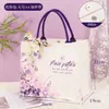 Bolsa de Lona Personalizada con Diseño Impreso, Bolsa de Compras Ecológica, Bolsa de Lona, Bolsa Impresa Multicolor, Bolso de Mano Publicitario Cultural y Creativo, Hecho a Medida