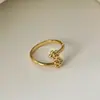 Anillo Abierto Ajustable con Gota de Aceite de Nuevo Color Anillo Dopamina Diseño de Nicho Tacto Exquisito Anillo para Dedo Índice