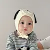 Gorro para Bebé Primavera y Otoño Lindo Gorro con Protección para las Orejas para Bebés Niños y Niñas para Proteger la Fontanela Meses Pequeños Cortavientos Cálido Gorro para la Cabeza Invierno