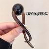 Presilha de Palavra Pérola Vintage para Cabelo Feminino 2024 Novo Sentido de Alto Padrão Grampo Torcido Clipe Tiburón para Parte Traseira Rastreador de Cabelo