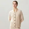 Nuevo Cárdigan de Punto de Cachemira Otoño e Invierno, Cuello Chal, Manga Larga, Holgado, Adelgazante, Elegante, Agradable para la Piel, Para Mujer, Para Viajar al Trabajo, Versátil